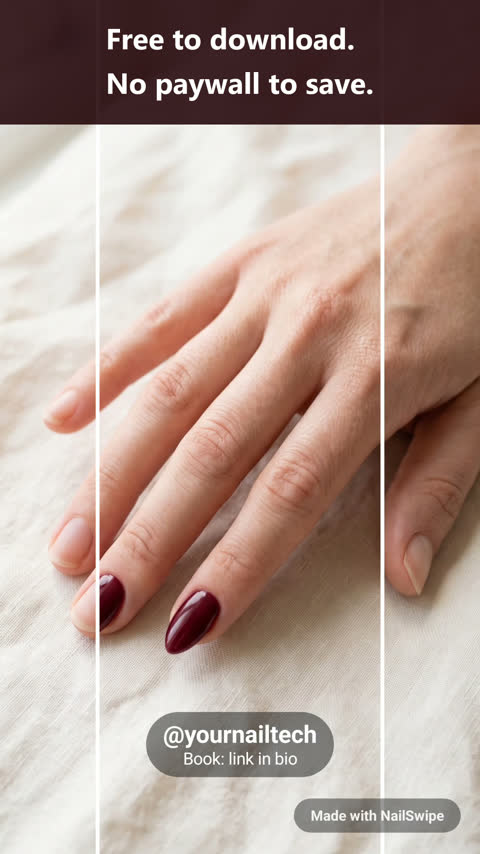 Curtain reveal on nails